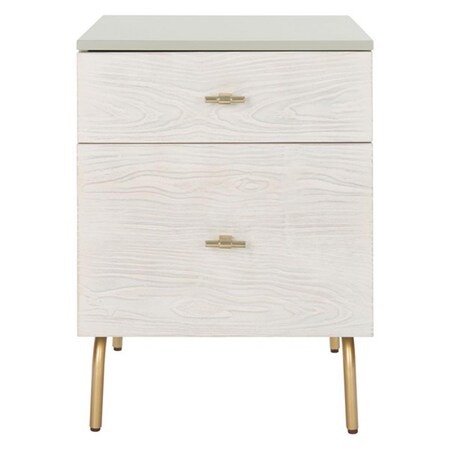 Safavieh Night Stands, Grey & White Washed NST5002F